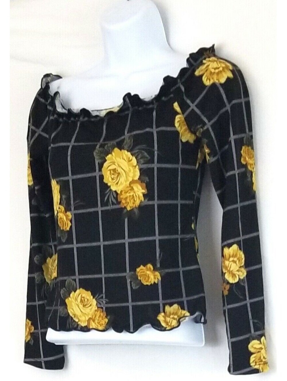 Ultra Flirt Womens Stripted Top Size L - Picture 3 of 4